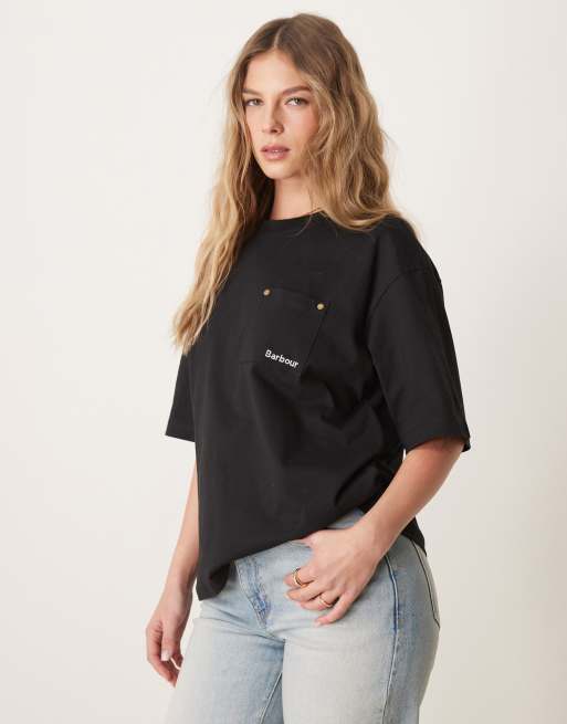 Barbour Farne t-shirt in black