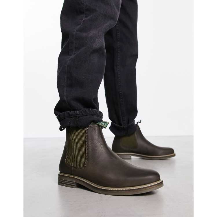 Barbour Farsley chelsea boots in brown