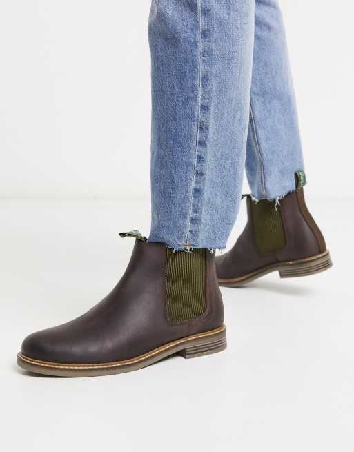 Barbour farsley boots brown discount