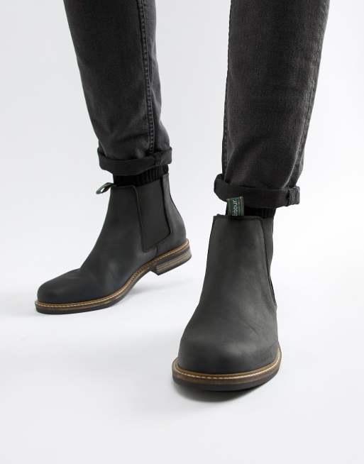 Barbour leather clearance chelsea boots