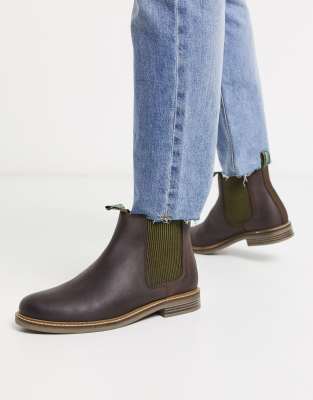 barbour farsley boots brown