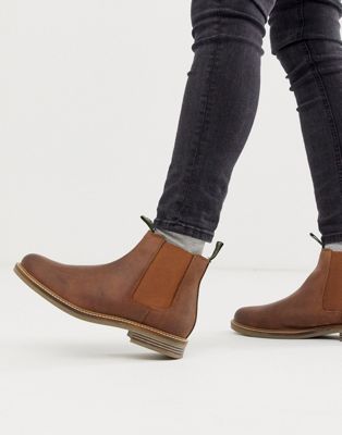 barbour farsley chelsea boots tan