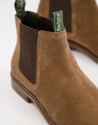 Barbour Farsley suede chelsea boots in 