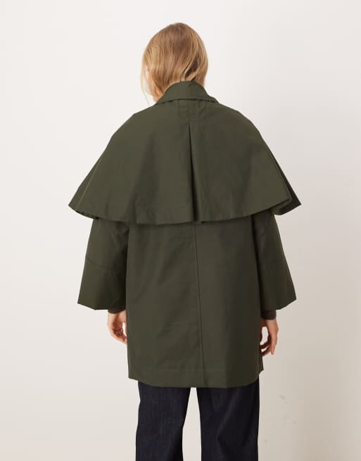 Barbour fia showerproof jacket in sage, 3 of 4