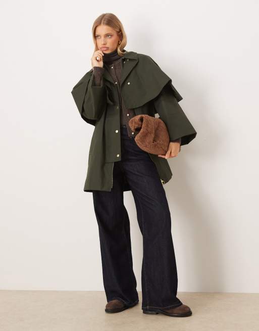 Barbour fia showerproof jacket in sage, 4 of 4