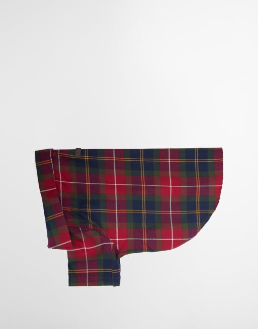 Barbour Fortrose dog tartan check shirt in green, 3 of 5