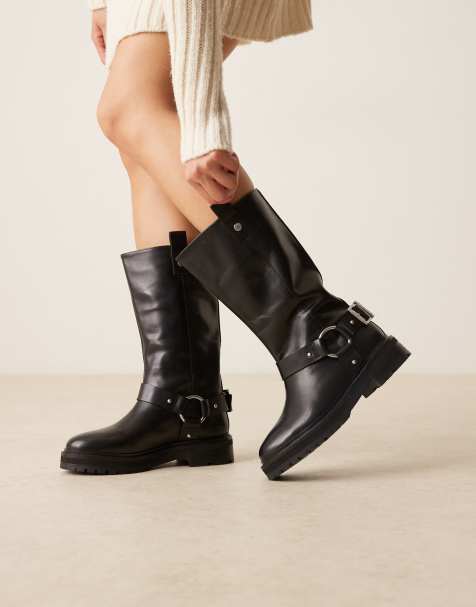 Barbour Freya harness boots in black - view 1