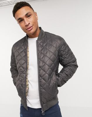 Barbour Gabble quilted jacket in grey 
