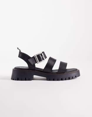  Gabby leather chunky strap sandals 