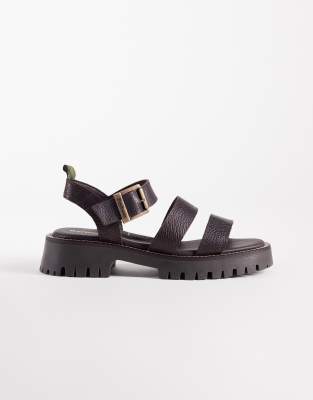  Gabby leather chunky strap sandals 