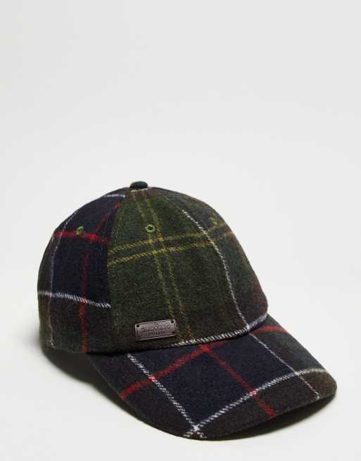 Barbour - Galingale - Cappellino a quadri scozzesi multicolore