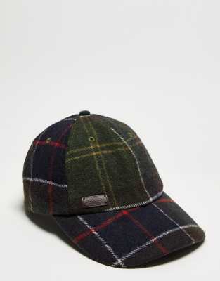 Barbour Barbour galingale tartan check cap in multi