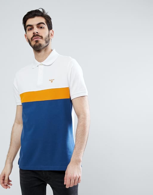 Barbour gill panel store polo shirt