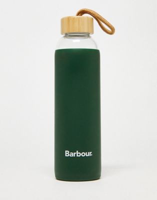 Barbour glass bottle in green