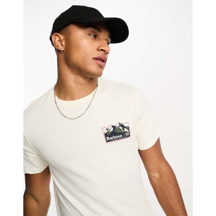 Barbour t store shirt mens white