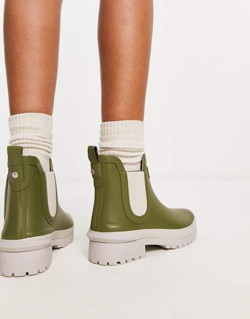 barbour gummistiefel damen grün