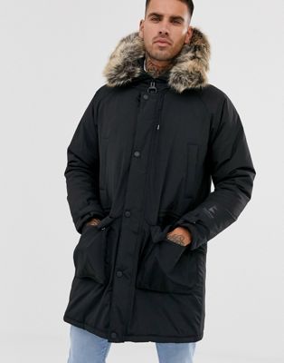 barbour fur hood coat