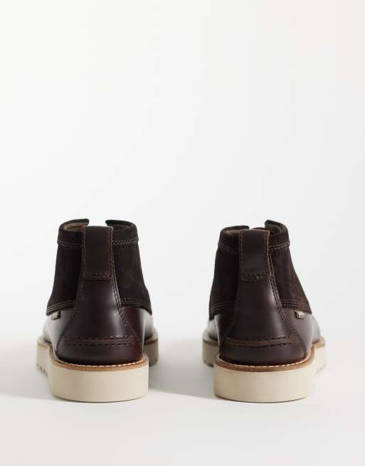 Barbour Hadston leather suede chukka boots in dark brown, 4 of 4