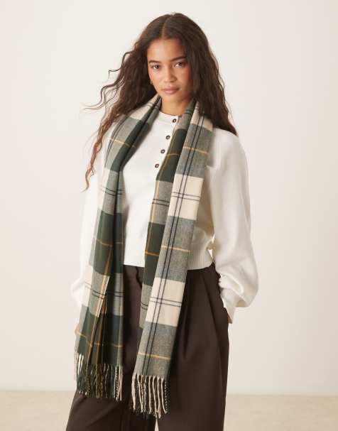 Barbour Hailes tartan scarf in ancient tartan - view 1