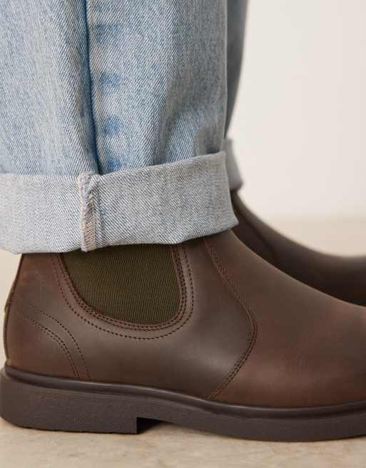 Barbour Hale chelsea boot in dark brown - BROWN, 2 of 4