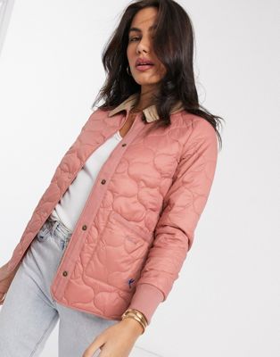 barbour ladies pink jacket