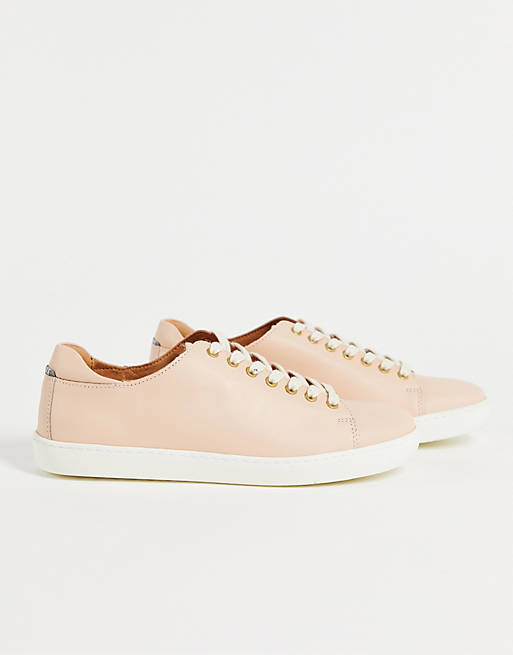 Barbour Hallie trainers in pale pink
