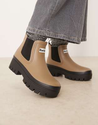  Halton chelsea welly in military brown/black 
