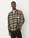 [Barbour] Barbour Hanley relaxed checked shirt in olive green Chest 38 Olive