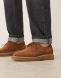 [Barbour] Barbour Harefield derby shoes in toffee suede-Neutral 41 toffee suede