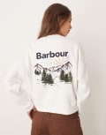 [Barbour] Barbour Harper sweatshirt in cloud-White 10 Cloud
