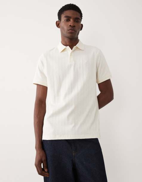 Barbour Harwell short sleeve tailored fit logo polo shirt in white