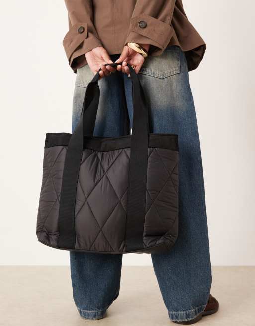 Barbour healy tote bag in black/ancient, 3 of 4