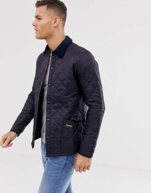 Barbour - Heritage Liddesdale - Gewatteerd jack in marineblauw