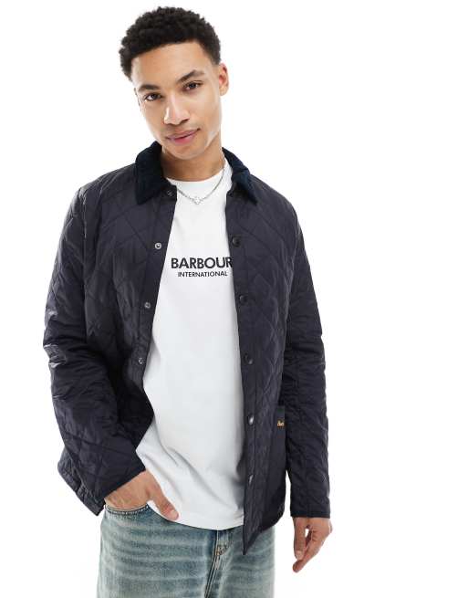 Barbour - Heritage Liddesdale - Gewatteerd jack in marineblauw