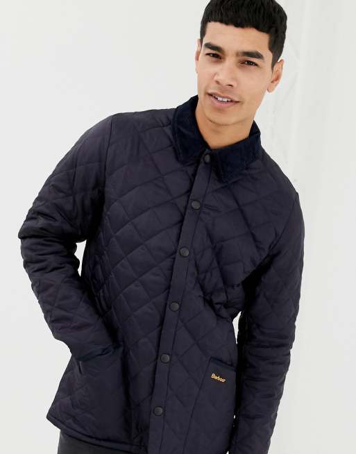 Barbour - Heritage Liddesdale - Gewatteerd jack in marineblauw
