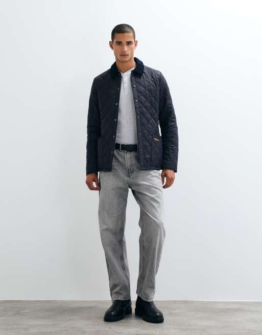 Barbour Heritage - Liddesdale - Giacca trapuntata blu navy , 3 di 5