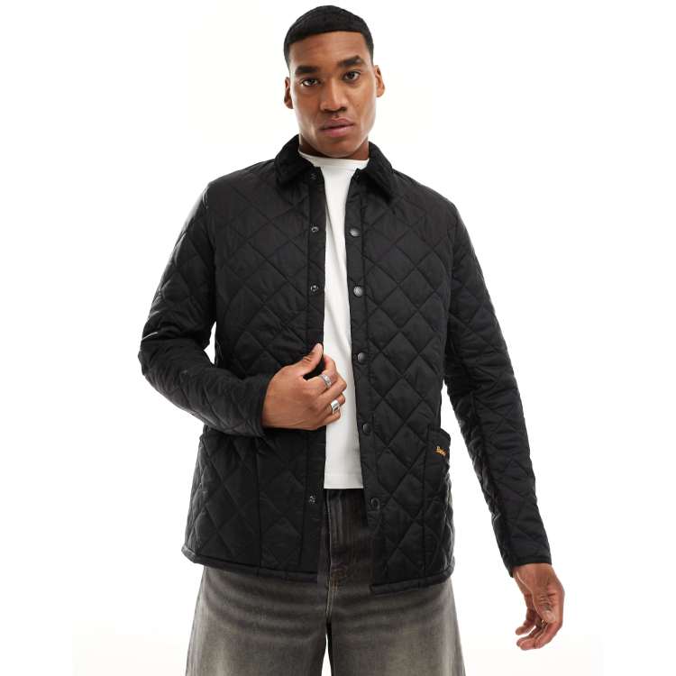 Barbour Heritage Liddesdale quilted jacket in black | ASOS