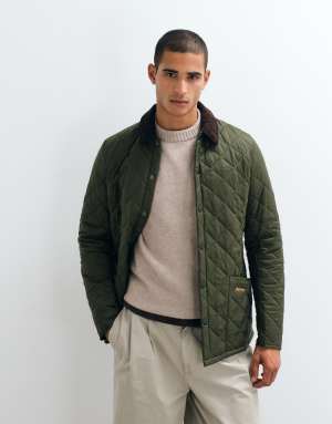 Barbour Heritage Liddesdale quilted jacket in olive