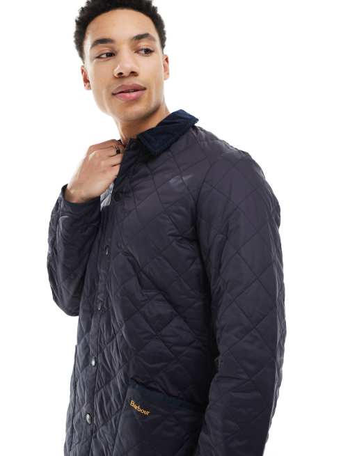 Barbour Heritage Liddesdale quilted jacket navy ASOS