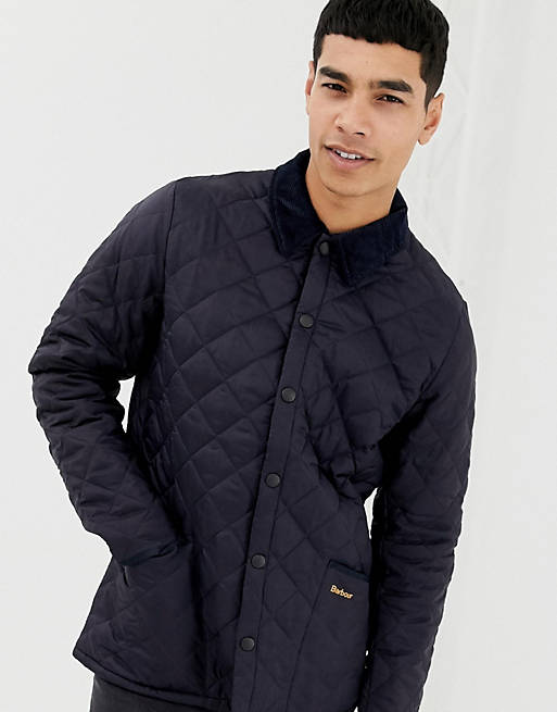 Barbour Heritage Liddesdale quilted jacket navy | ASOS