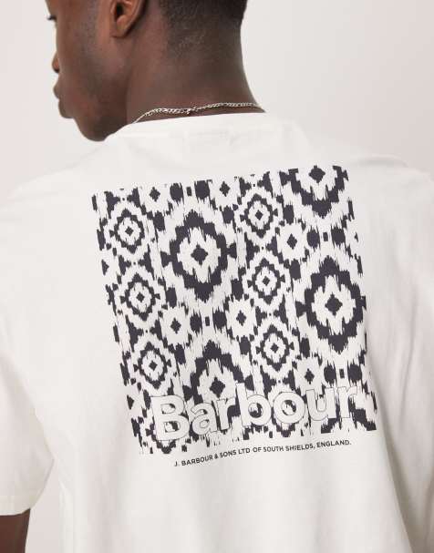 Barbour Homelane relaxed fit t-shirt in whisper white