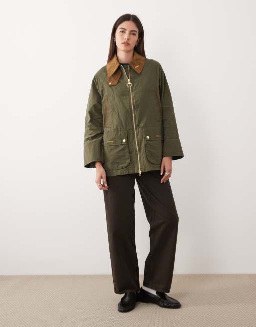 Barbour Icons Bedale showerproof jacket in green, 4 of 7