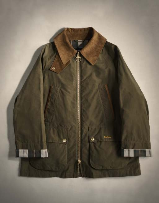 Barbour Icons Bedale showerproof jacket in green, 6 of 7