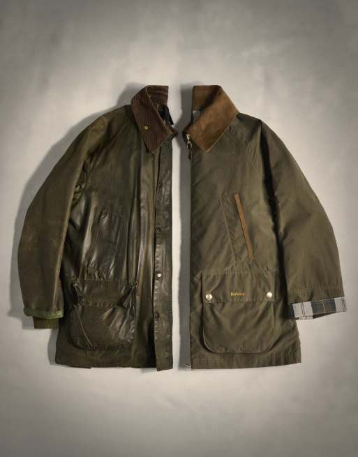 Barbour Icons Bedale showerproof jacket in green, 7 of 7