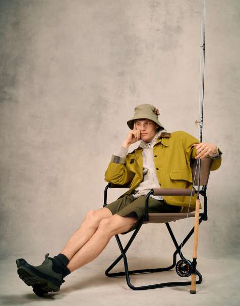 Barbour Icons Spey jacket in yellow - view 1