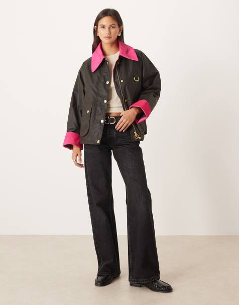 Barbour – Icons Spey – Olivgrön, vaxad jacka - view 1