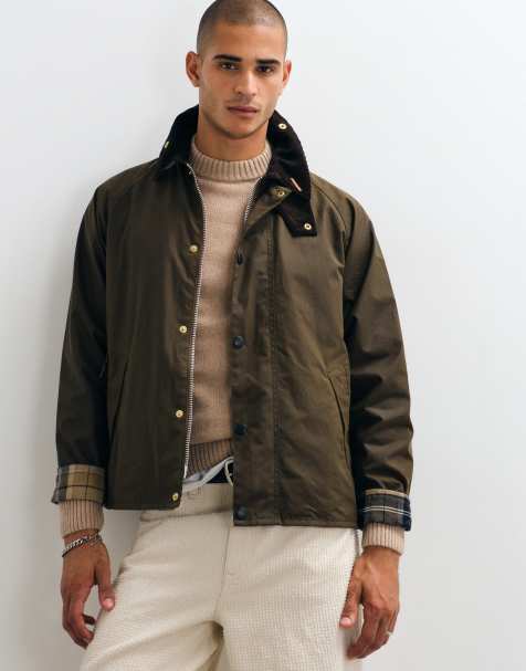 Barbour Icons Transport wax jacket in brown - view 1