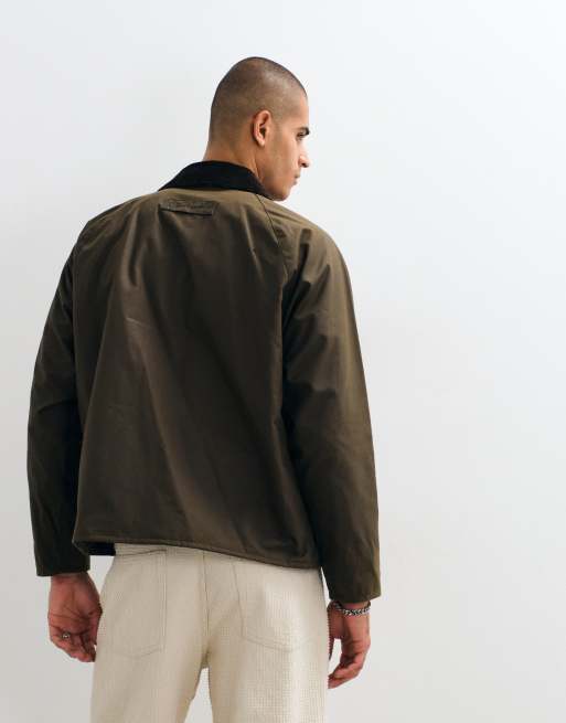 Barbour Icons Transport wax jacket in brown, 3 of 5