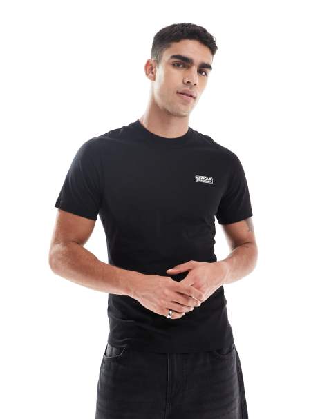 Barbour International 2-pack essential tee's in black - view 1