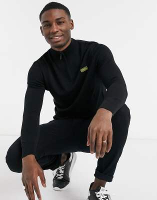 barbour half zip jumper sale